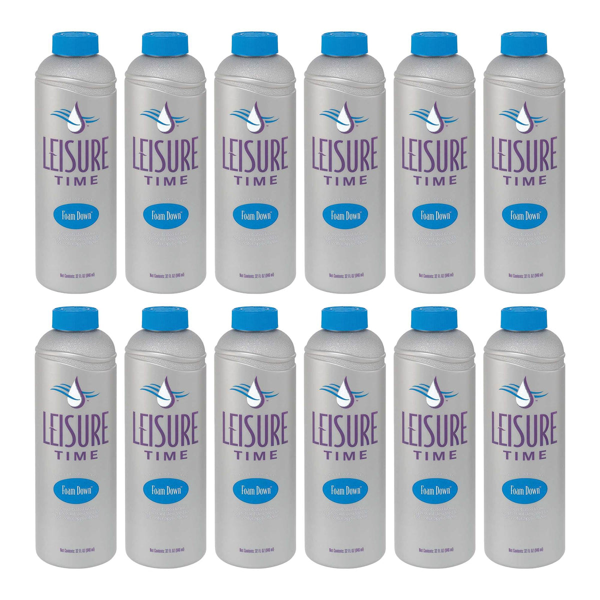 Leisure Time Spa Support Concentrated 32 Ounce Foam Down Suppressant (12 Pack)
