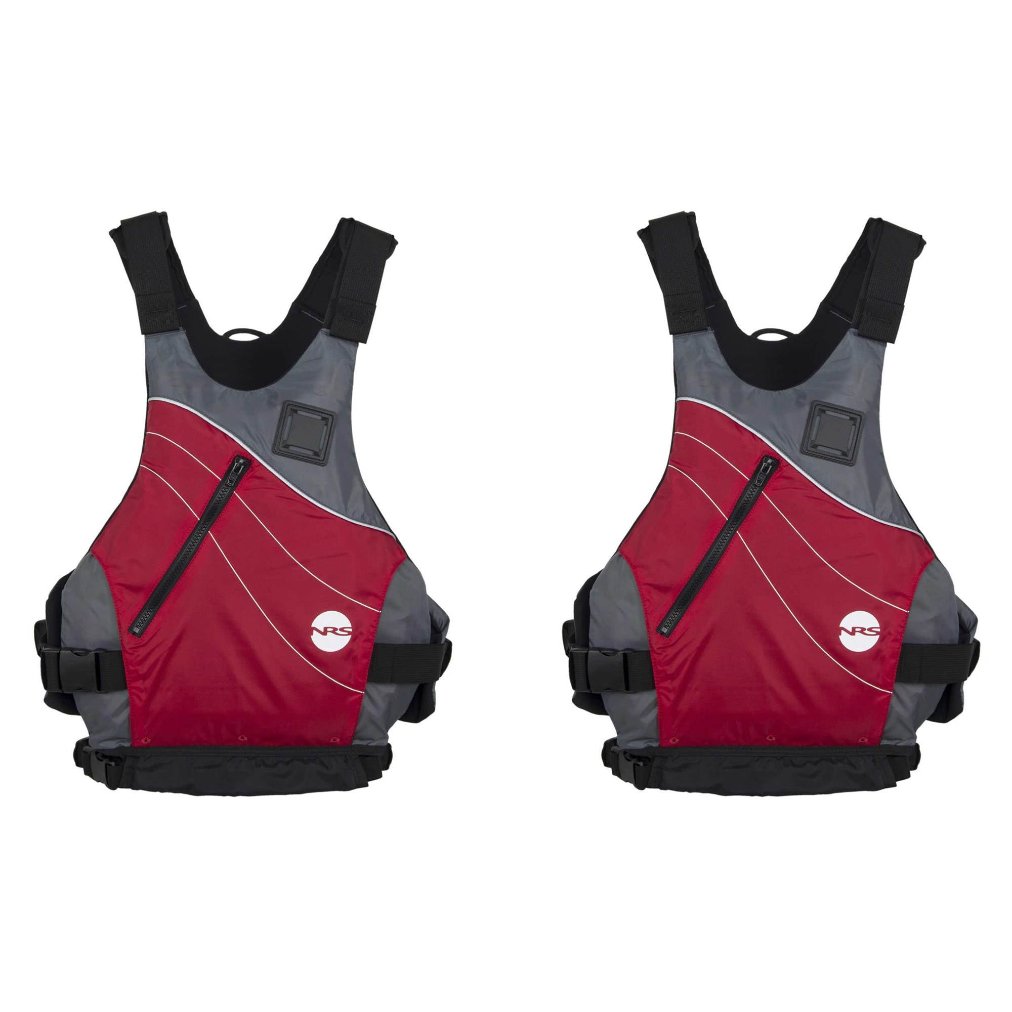 NRS Adult Large X-Large PFD Type III Boating Kayak Life Jacket Vest (2 Pack)