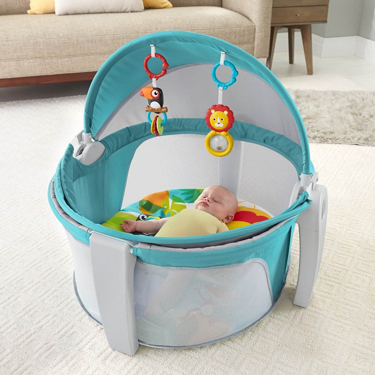 Fisher Price Play Space and Napping Indoor/Outdoor Baby Travel Dome (2 Pack)