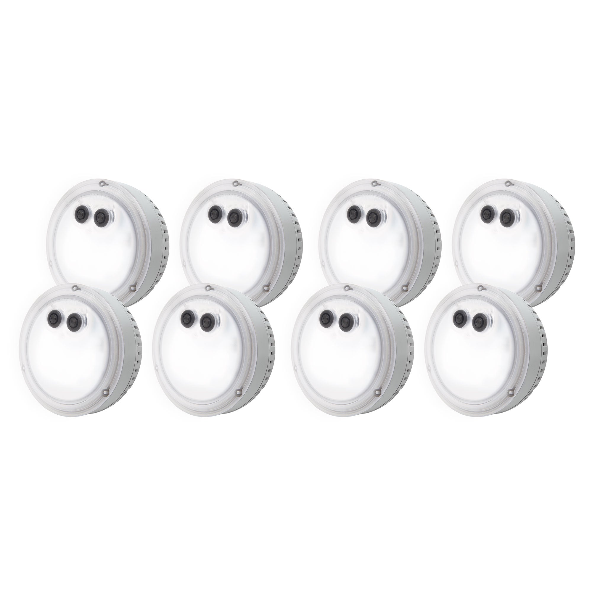 Intex PureSpa Battery Multi Colored LED Light for Bubble Spa Hot Tub (8 Pack) - VMInnovations