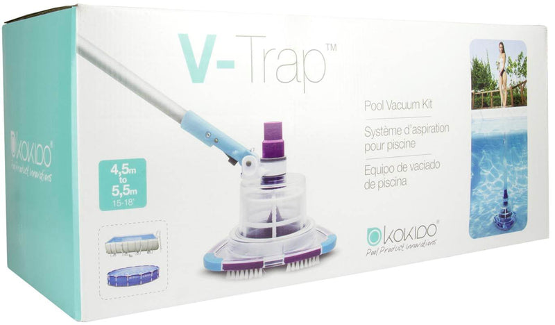 Kokido V-TRAP Vac Soft Sided Swimming Pool Vacuum Cleaner System (4 Pack)