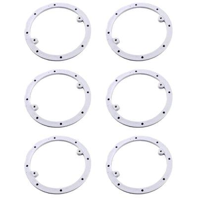 Hayward 7-7/8 Inch Vinyl Ring Insert for Drain Cover & Suction Outlet (6 Pack)