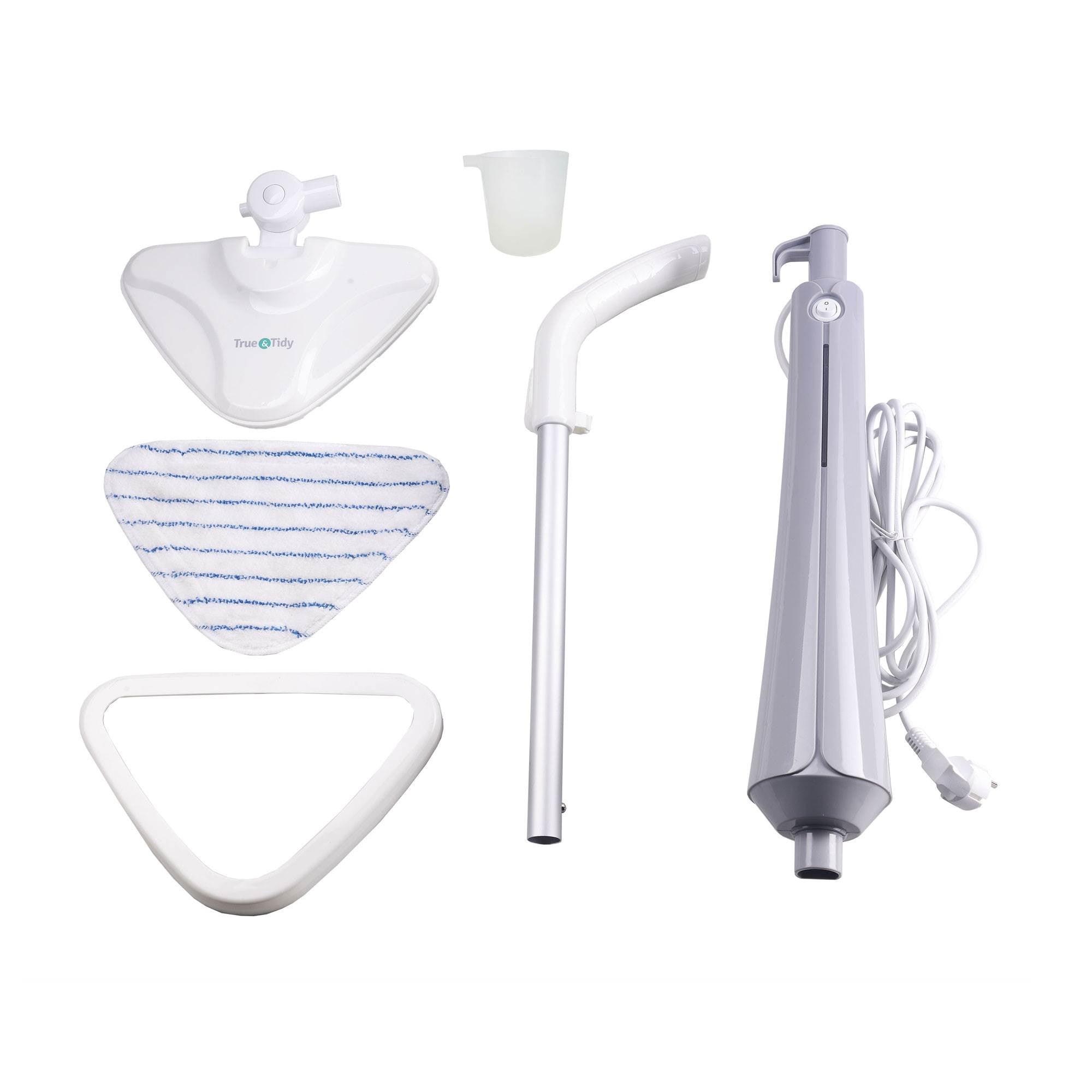 True & Tidy STM 300 Multi Surface 1300 Watt Steam Mop Cleaner, Gray (Used)