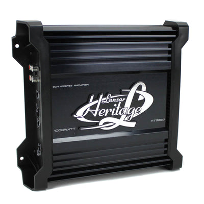 LANZAR 1000W 2 Channel Car Digital Amplifier Power Amp Stereo MOSFET (2 Pack)