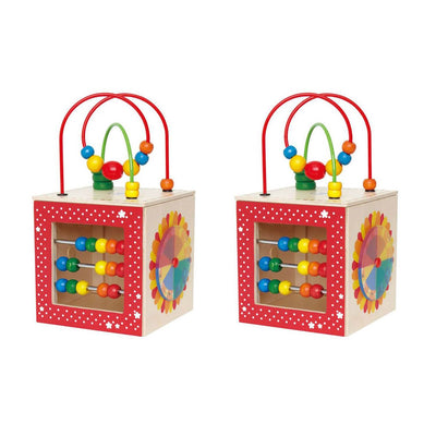 Hape Kids Educational Wooden Discovery Box Bead Maze Activity Baby Toy  (2 Pack)