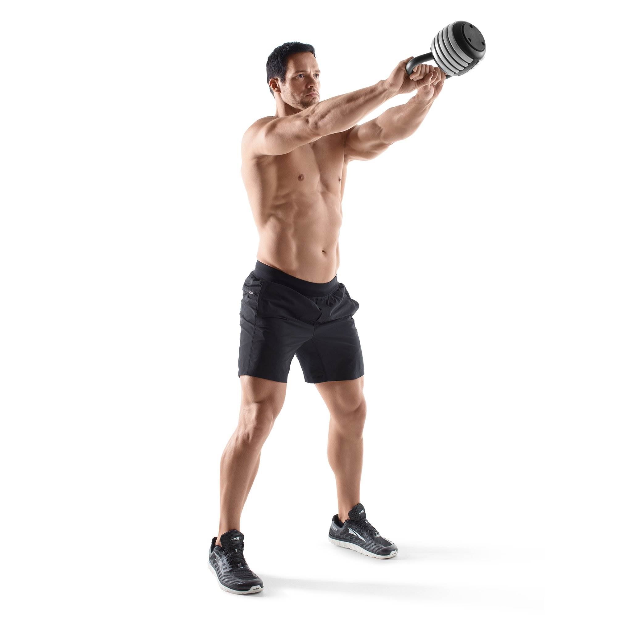 Weider PowerBell 20 Pound Kettlebell for Cardio and Strength Training (2 Pack)