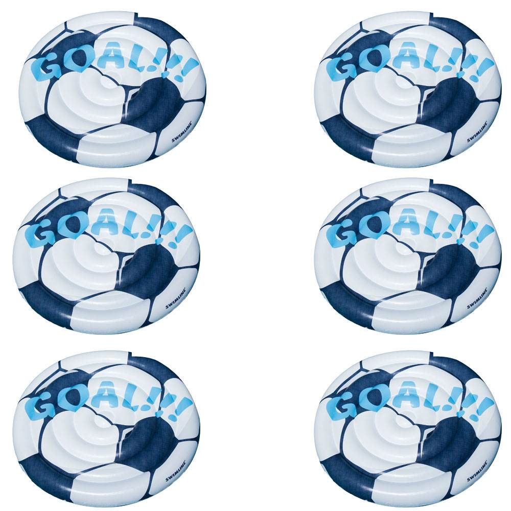 Swimline 90531 Giant Soccer Ball Swimming Pool Float (6 Pack)