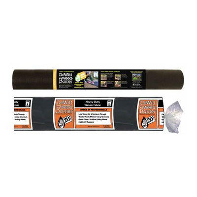 DeWitt 20 Year 50 x 3' 4 Ounce Landscape Fabric Home & Pro Weed Barrier (2 Pack)