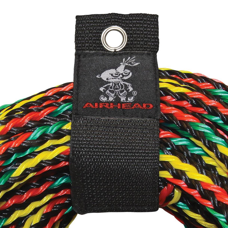 Airhead 4 Rider Towable Tube 60 Foot Tow Rope Boat Lake (6 Pack)