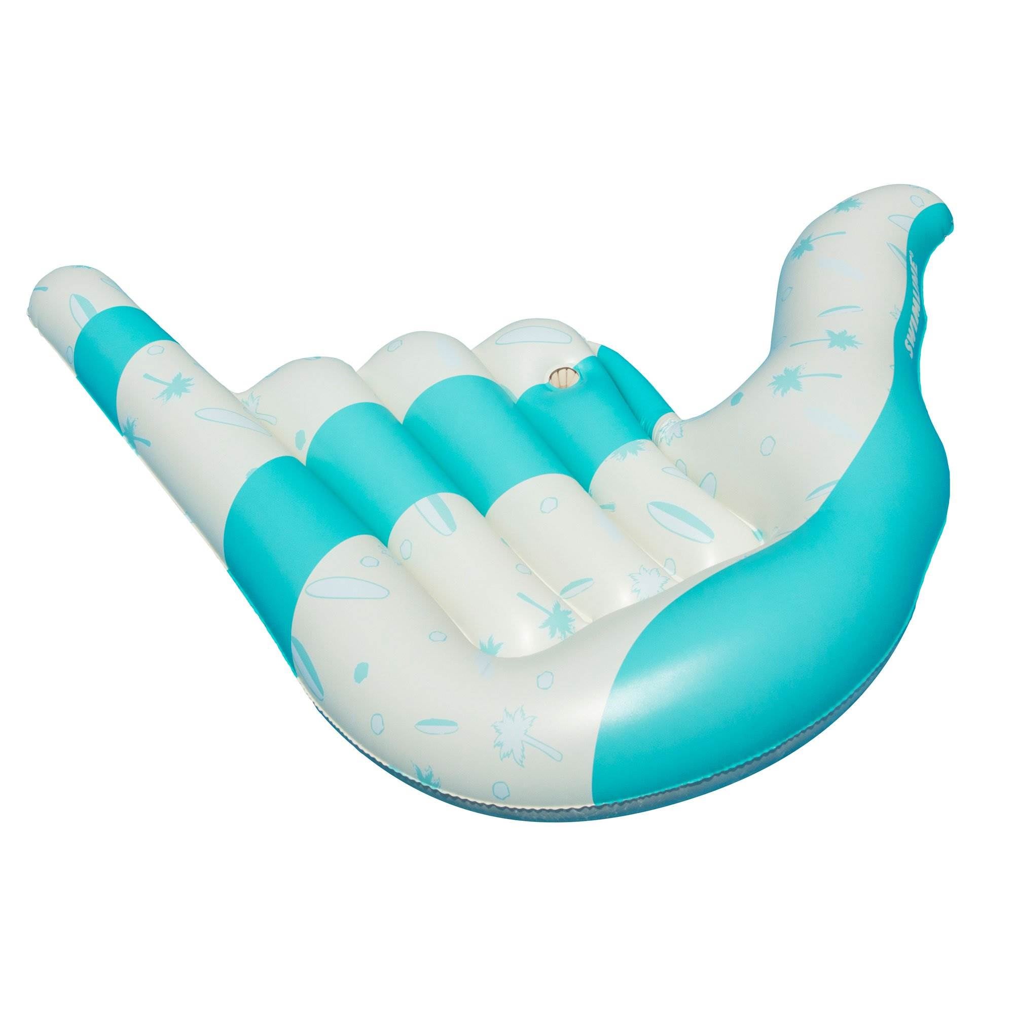 Swimline Hang Loose Inflatable Swimming Pool Raft Ride On 98 Inch Float (6 Pack)