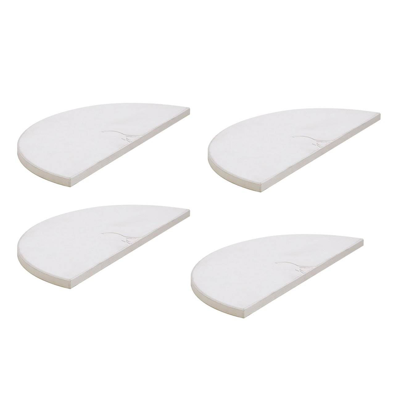 Kamado Joe Classic Joe 1/2 Moon Heat Deflector Plate Stone Cooking Rack (8 Pack)