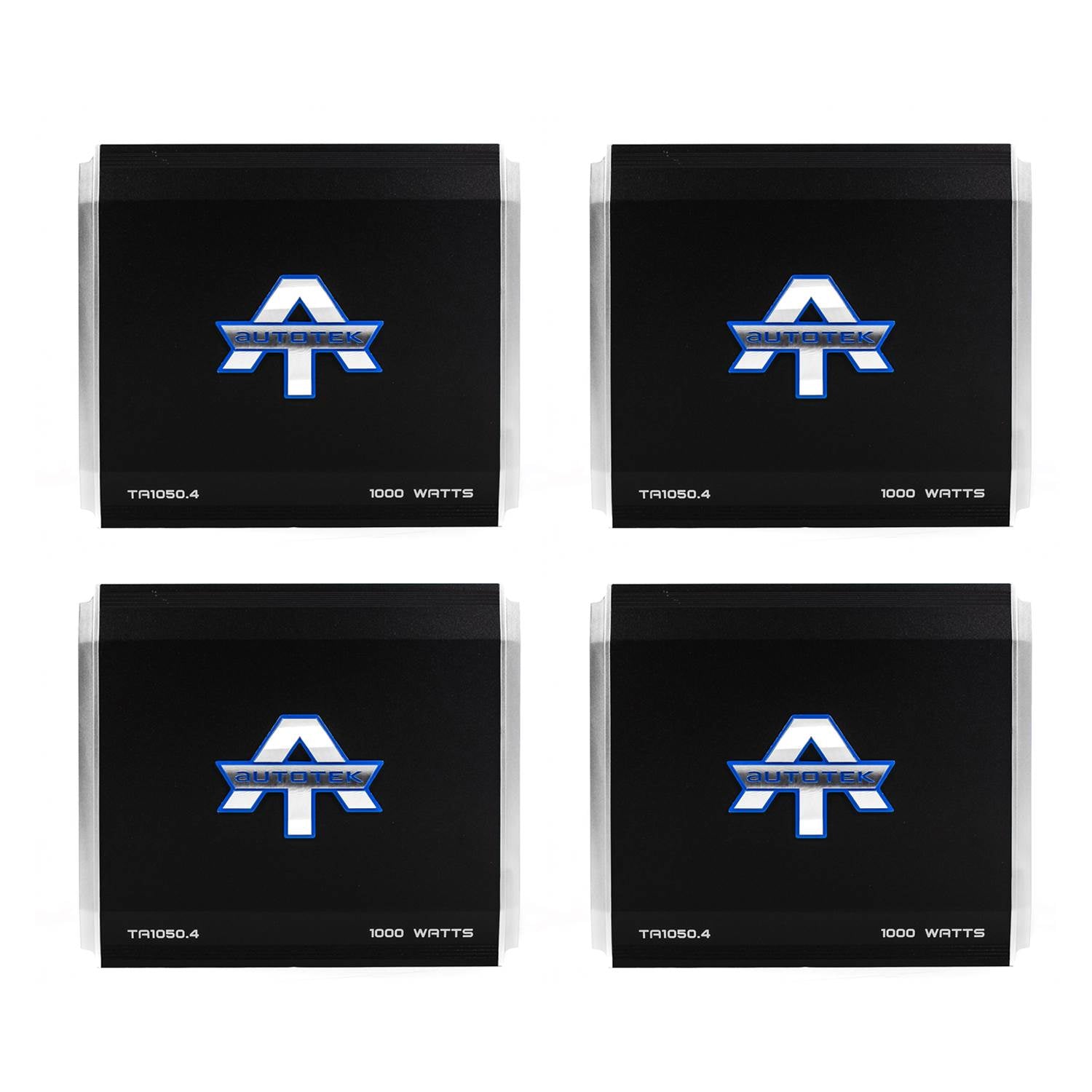 Autotek 4 Channel 1000 Watt Amp Car Audio Class A/B Power Amplifier (4 Pack)