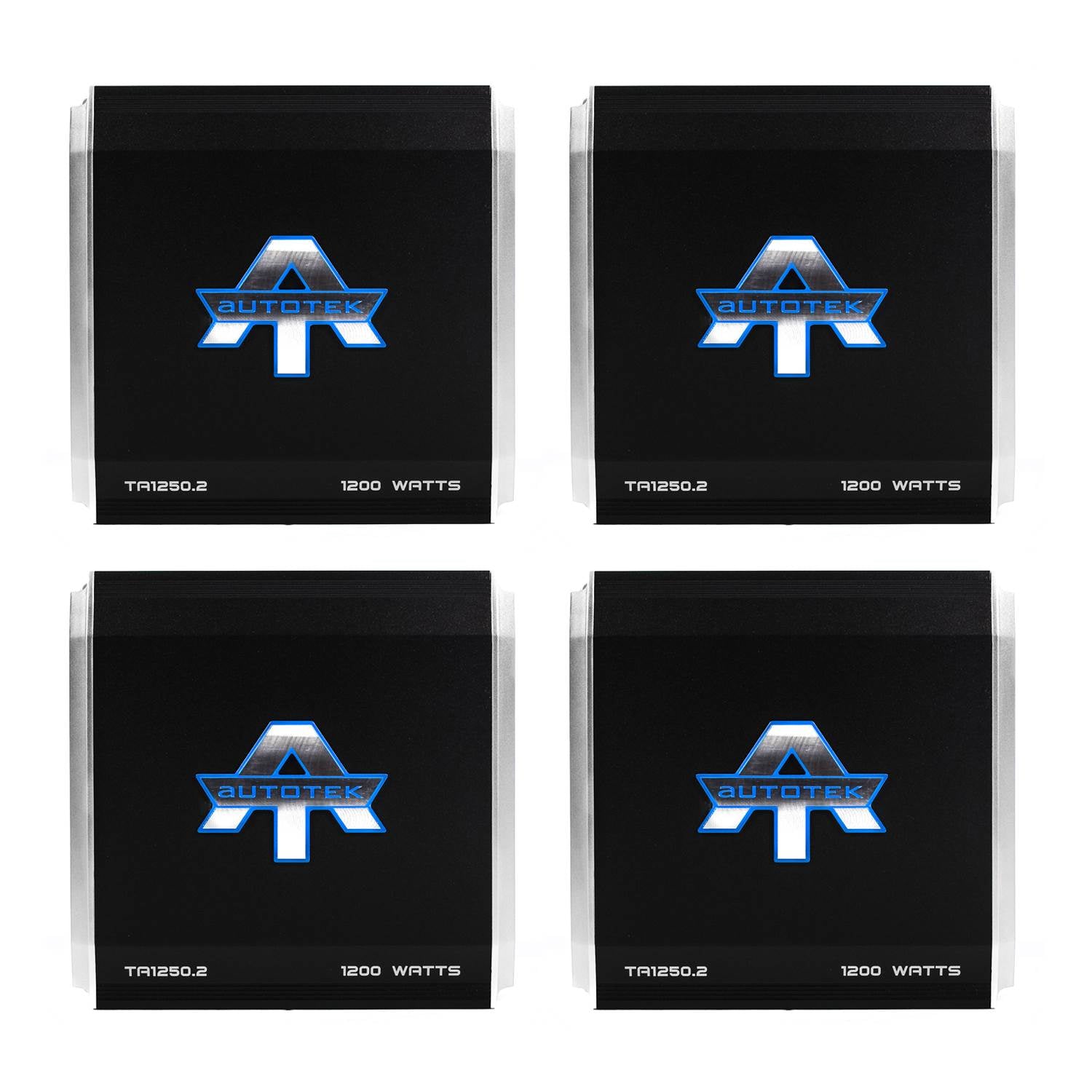 Autotek 1200 Watt 2 Channel Car Audio Stereo Class A/B Power Amp (4 Pack)