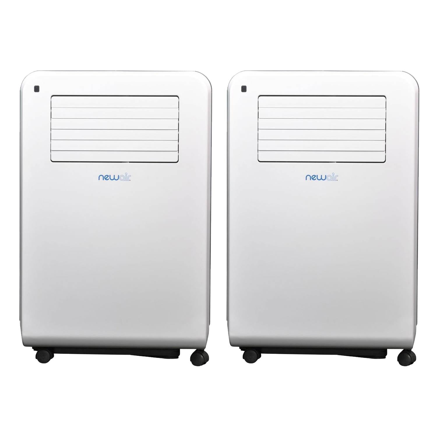 NewAir AC 12000 BTU Cooling Capacity Portable Air Conditioner, White (2 Pack)