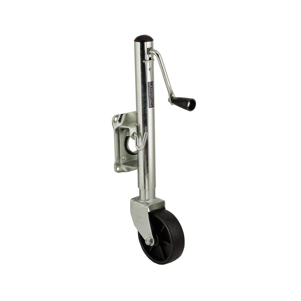 Fulton Bolt On 1200 Lb Marine Swivel Single Wheel Trailer Tongue Jack (2 Pack)