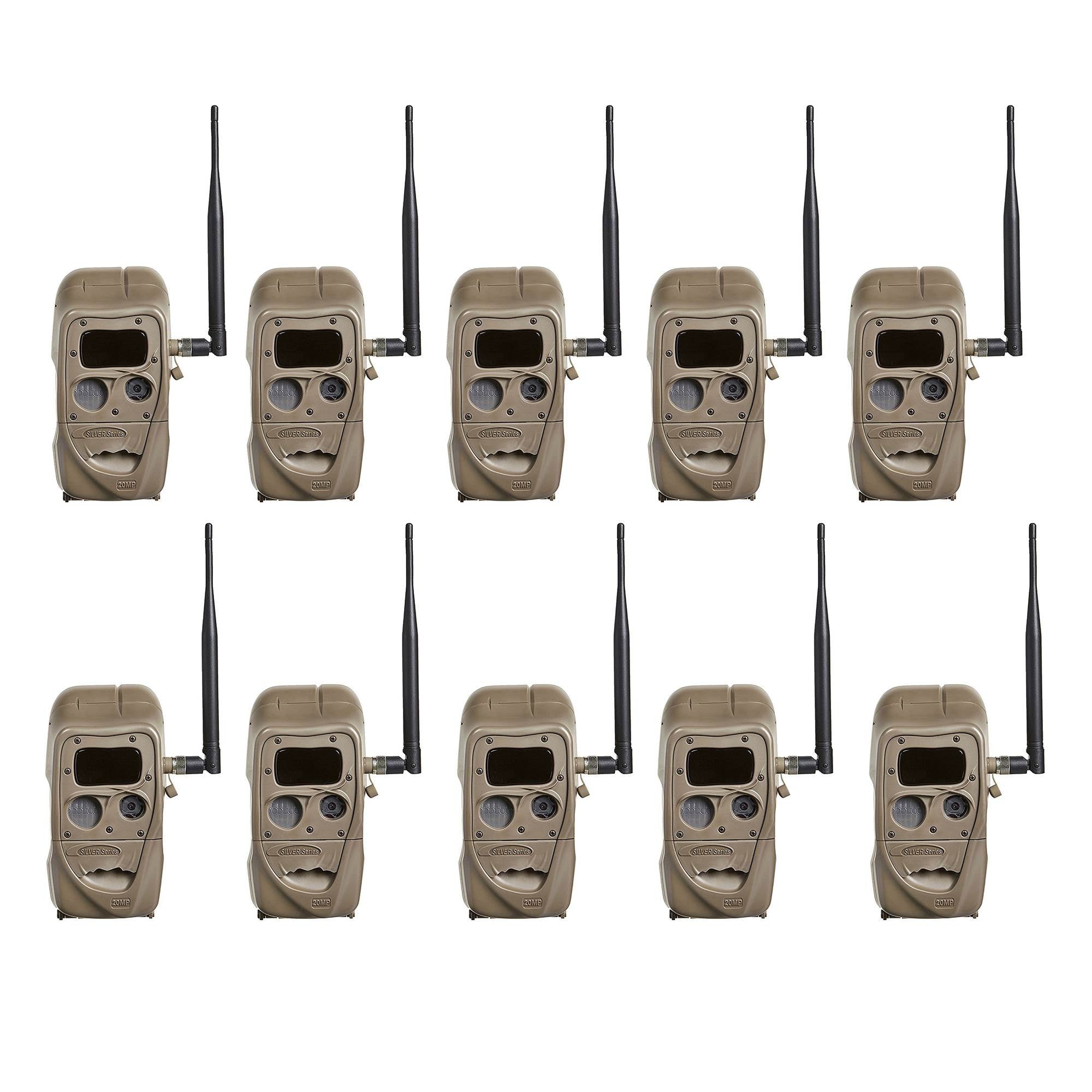 Cuddeback Black Flash CuddeLink 20MP Invisible IR Game Trail Camera (10 Pack)