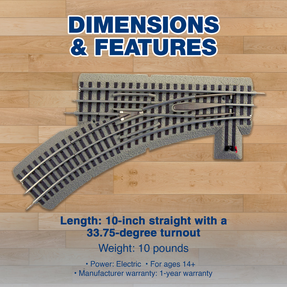 Lionel Trains O-Gauge O36 Manual Left & Right Hand Switch Track Pieces