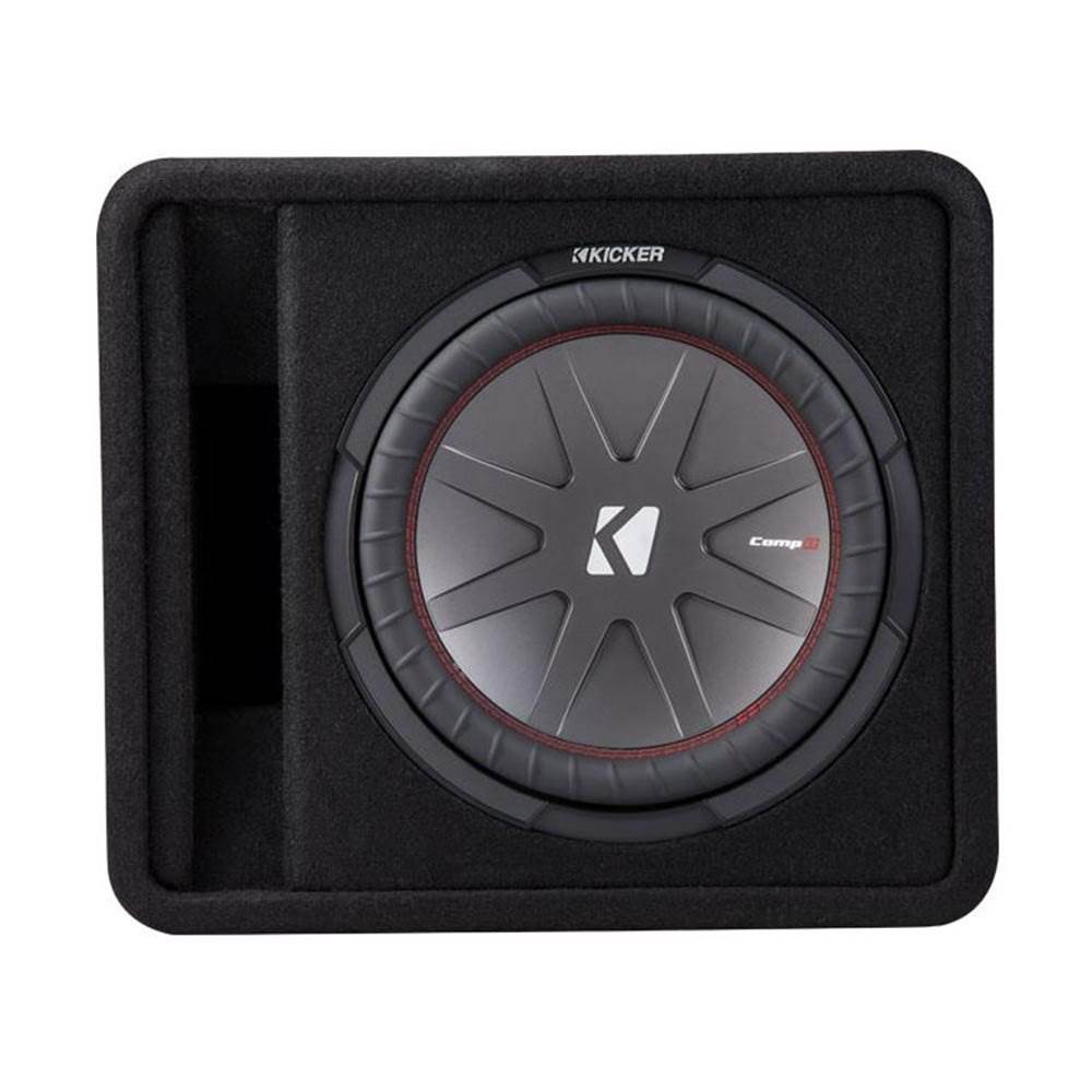 Kicker 12 Inch 1000 Watt 2-Ohm Ported Vented Subwoofer Enclosure Box (2 Pack)