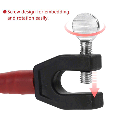 Lucky Bums Kids Easy Wedge Ski Bungee Cord Training Aid Tip Connector Kit, Red