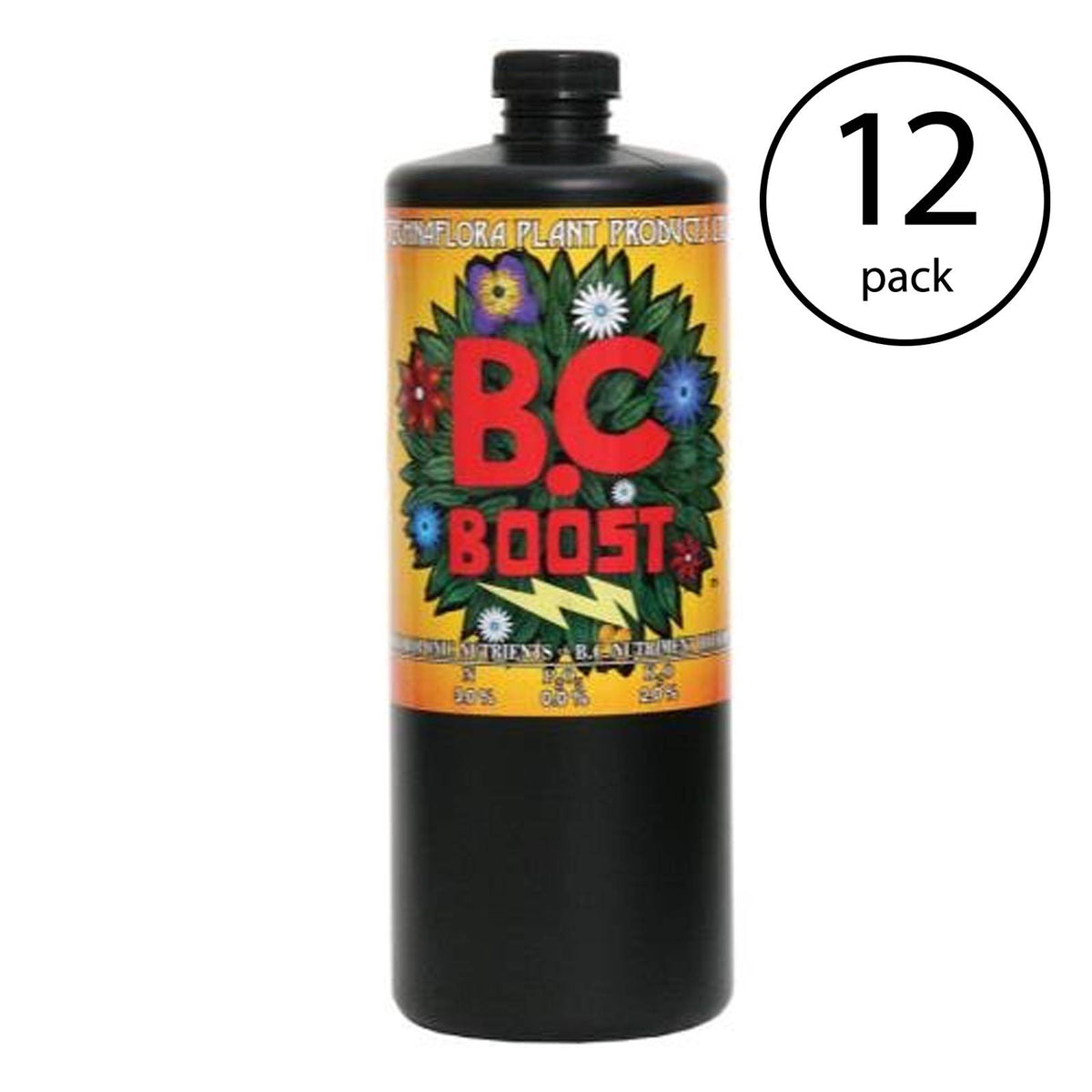 Technaflora B.C. Boost Hydroponic Garden Fertilizer Nutrients | 1L (12 Pack)