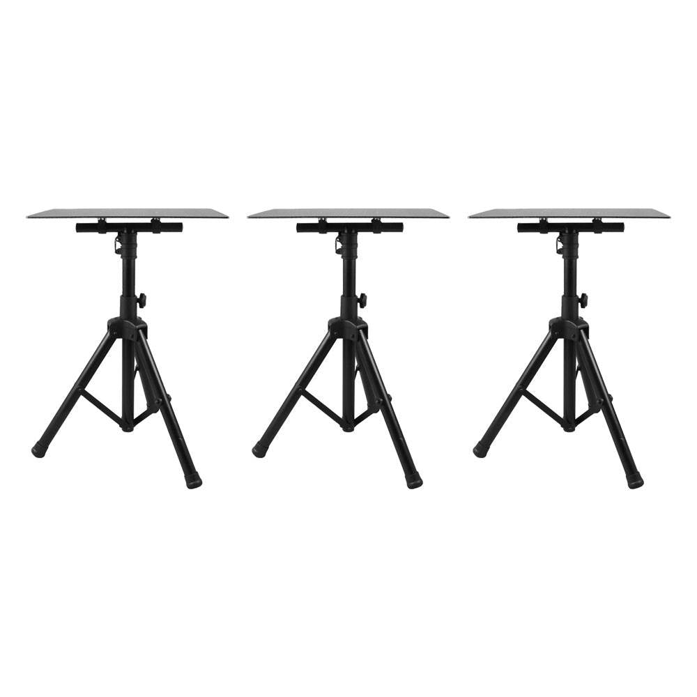 Pyle Pro Universal Adjustable Laptop Computer Studio DJ Mount Stand (3 Pack) - VMInnovations