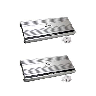 Lanzar Optidrive 2000W 2-Channel Competition Class Mosfet Amplifier (2 Pack)