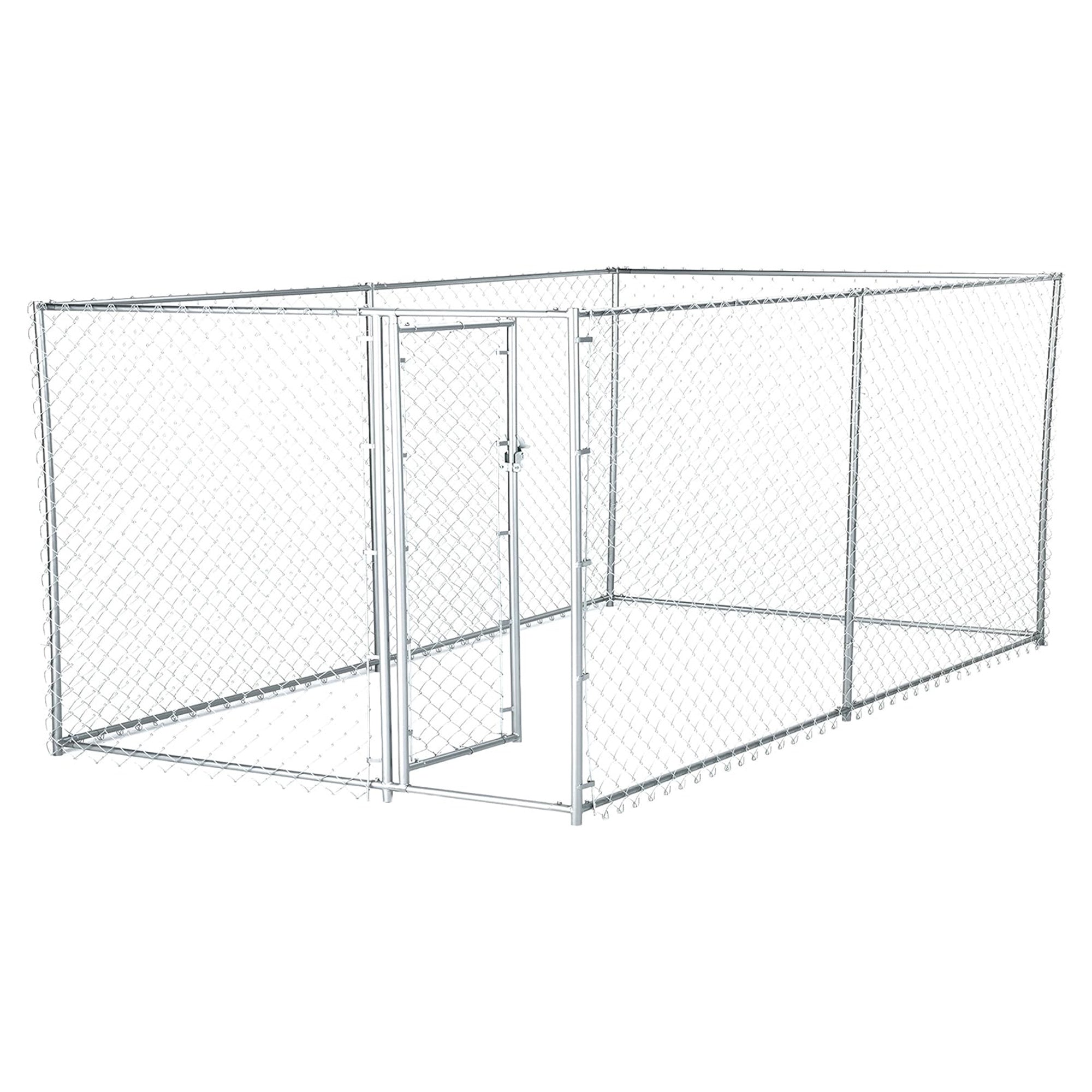 Lucky Dog 10 x 5 x 4 Foot Chain Link Dog Kennel Enclosure (Used) - VMInnovations