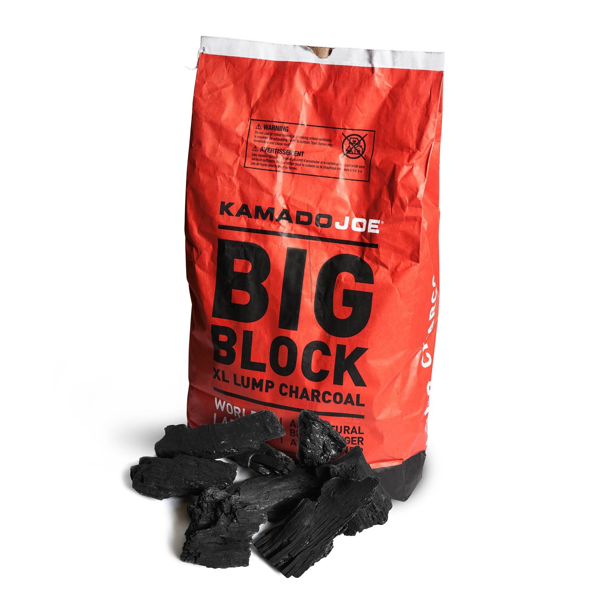 Kamado Joe Outdoor Ceramic Charcoal Grill and Premium Lump Charcoal, 20 Pounds