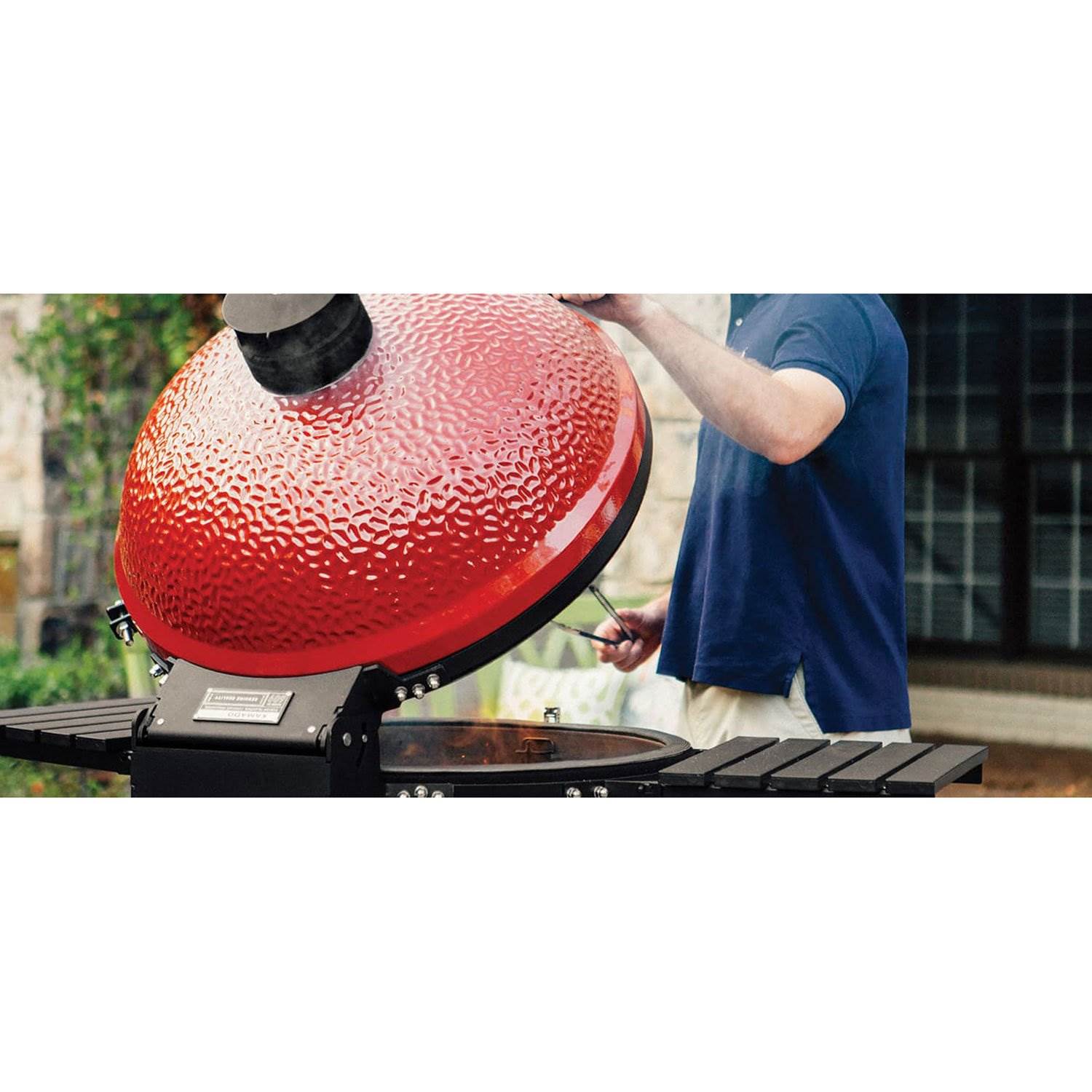 Kamado Joe Outdoor Ceramic Charcoal Grill and Premium Lump Charcoal, 20 Pounds