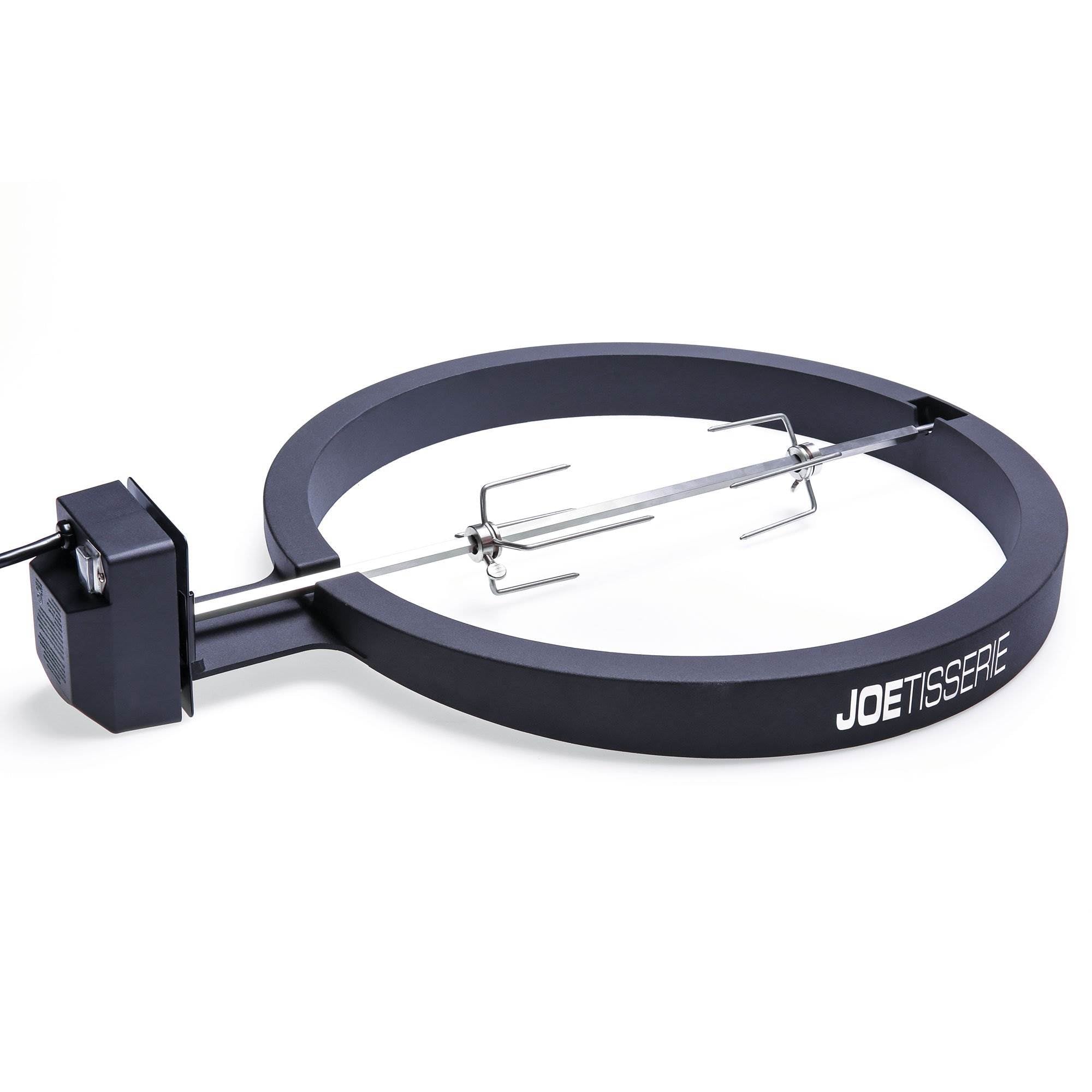 Kamado Joe Outdoor Ceramic Charcoal Grill with Spit Rod and Forks Rotisserie