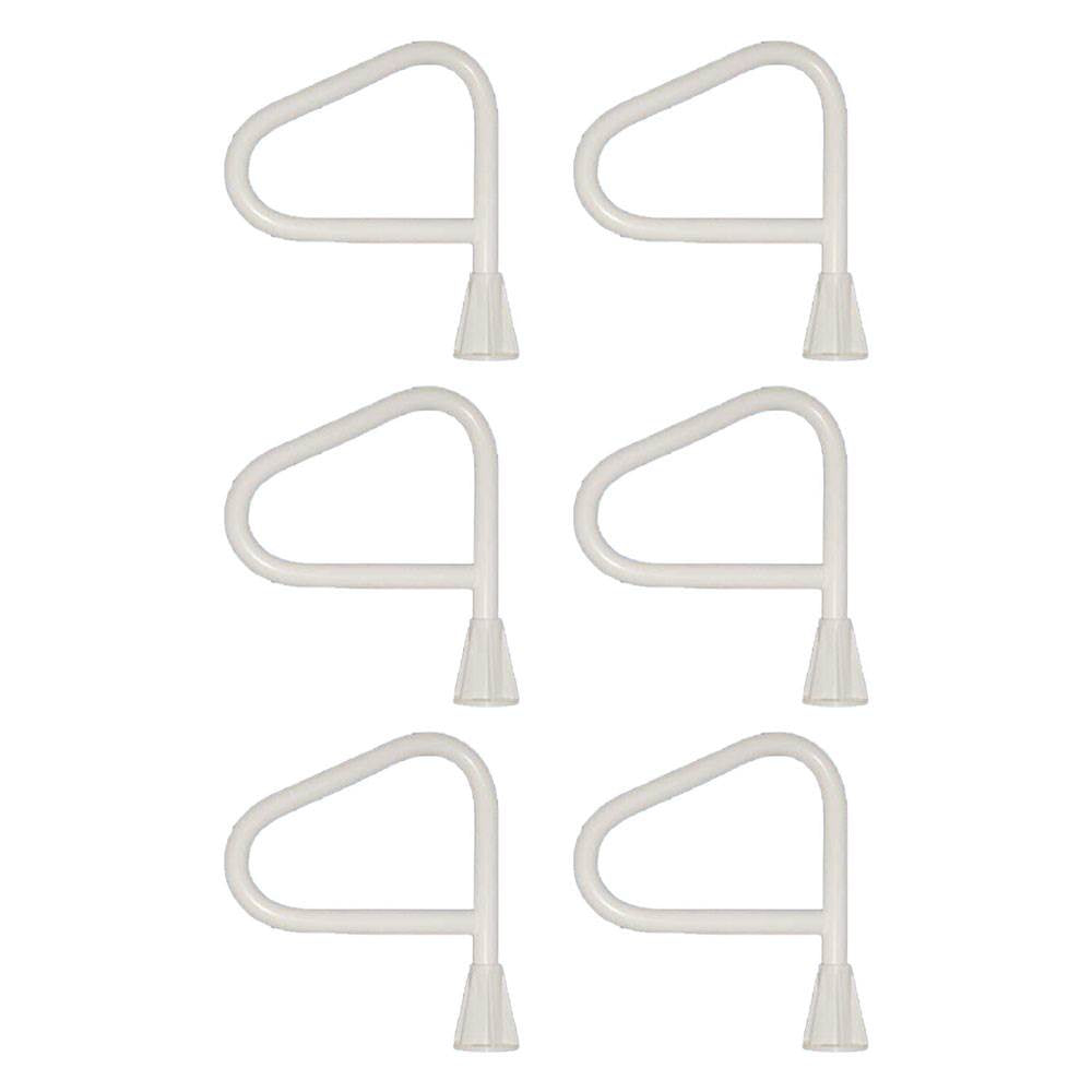Saftron Polymer In Ground Pool Floor Handrail with Lift and Turn Base (6 Pack) - VMInnovations