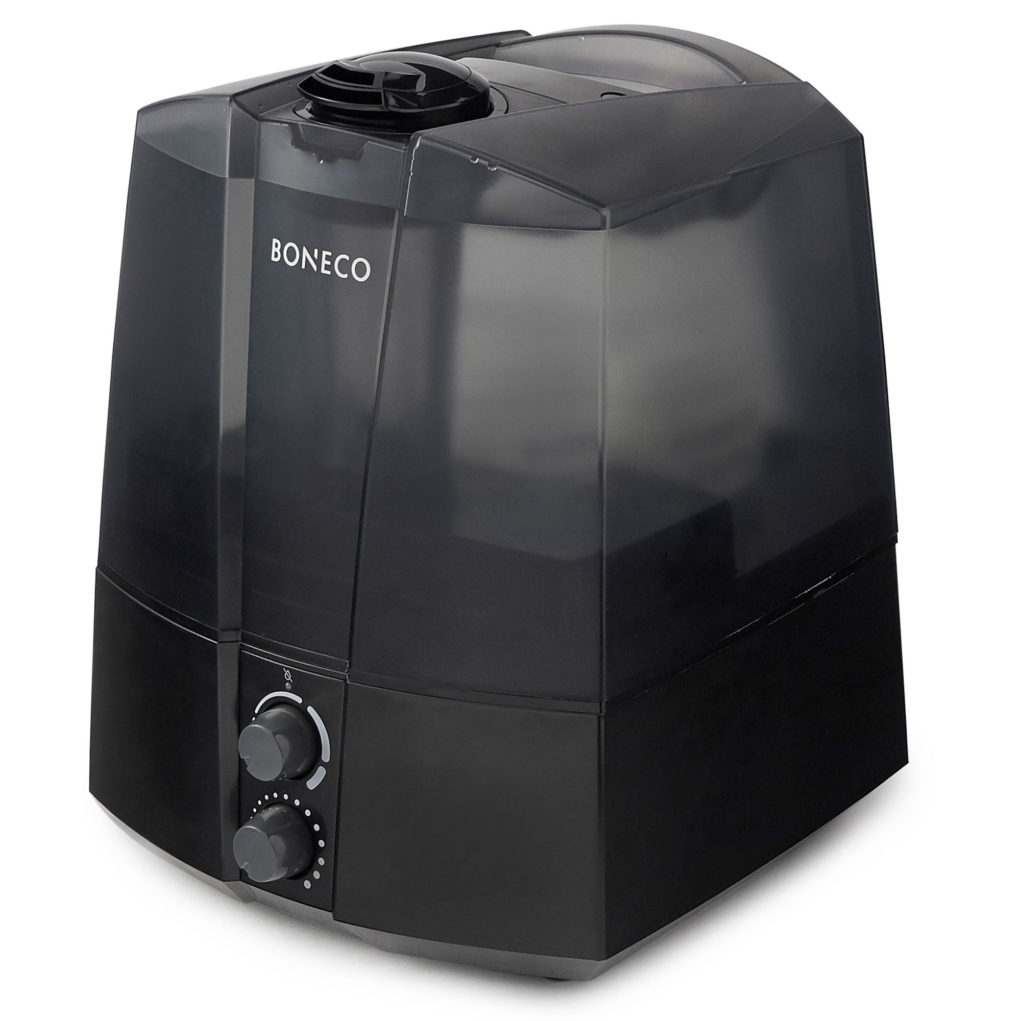Boneco Ultrasonic Micro Fine Mist Auto Shut Off Humidifier, Black (Open Box)