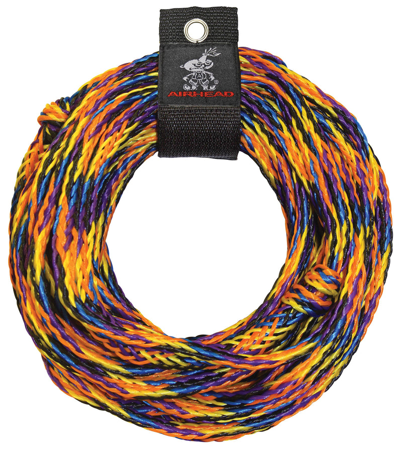 AIRHEAD AHTR-60 60 Ft. Length 2375 Pound Strength 2 Rider Tube Tow Rope (2 Pack)