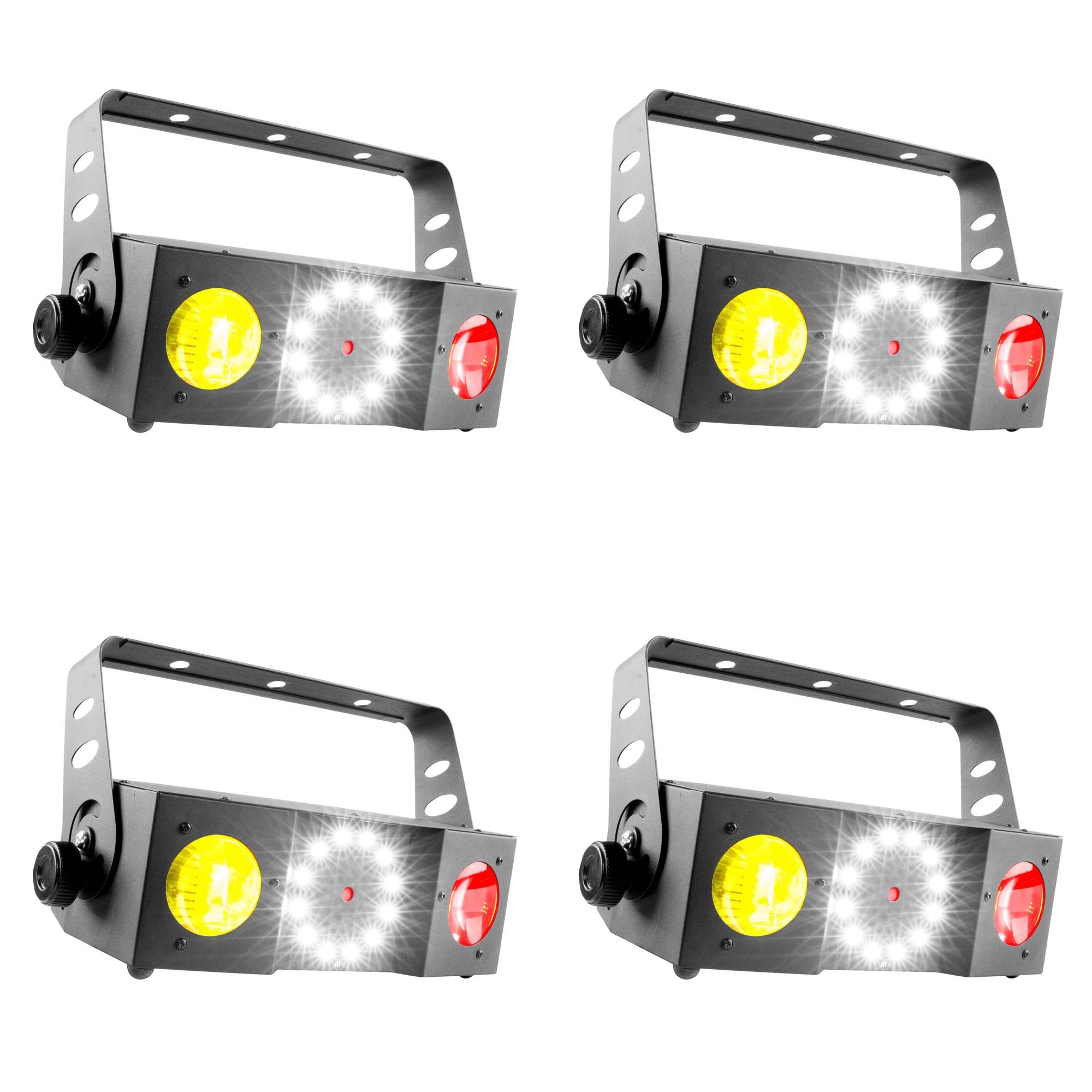 Chauvet DJ Swarm 4 FX DMX LED Moonflower RGBA Light Effect w/ Strobe (4 Pack)