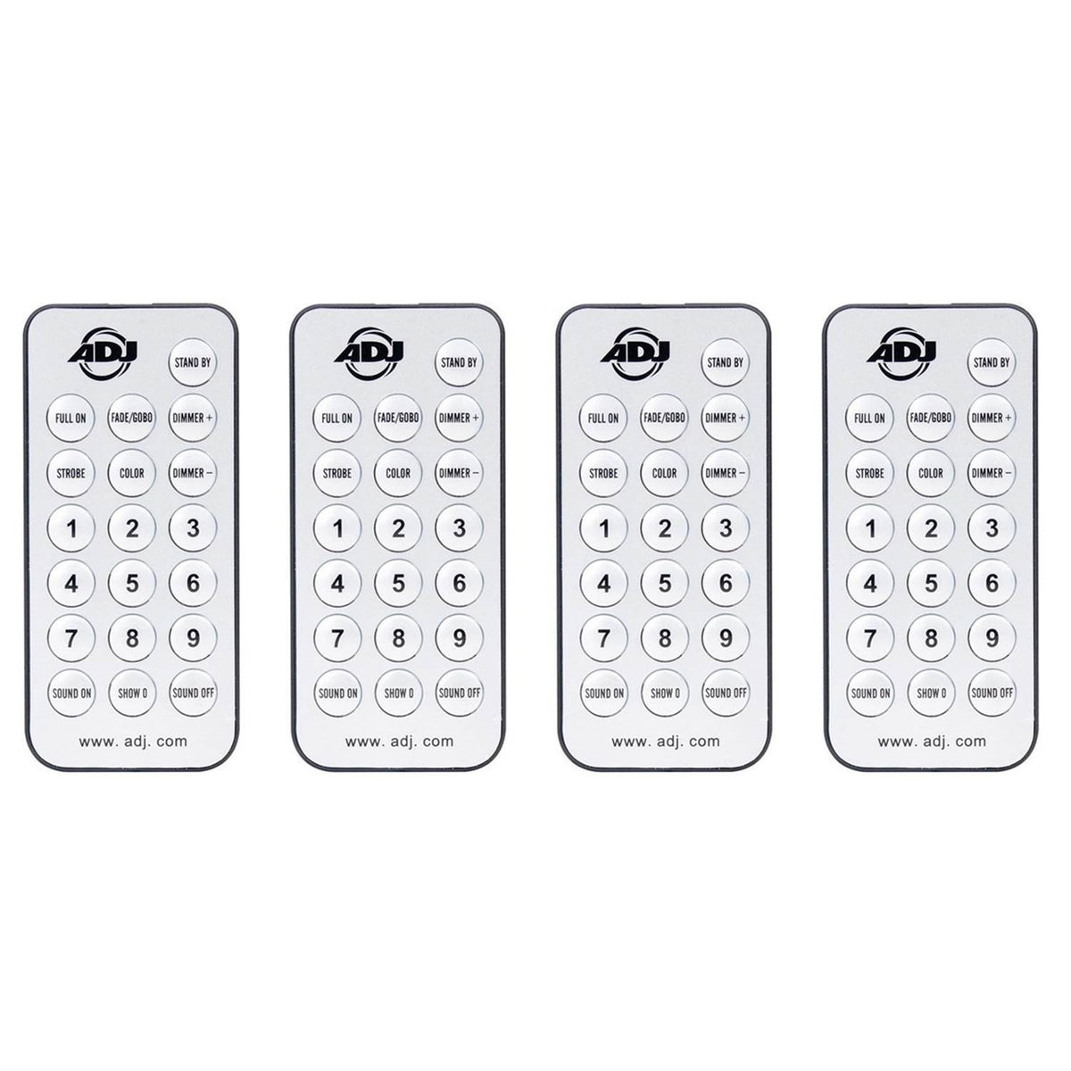 American Wireless Remote Control for Inno Pocket Spot/Roll/Scan Lights (4 Pack)