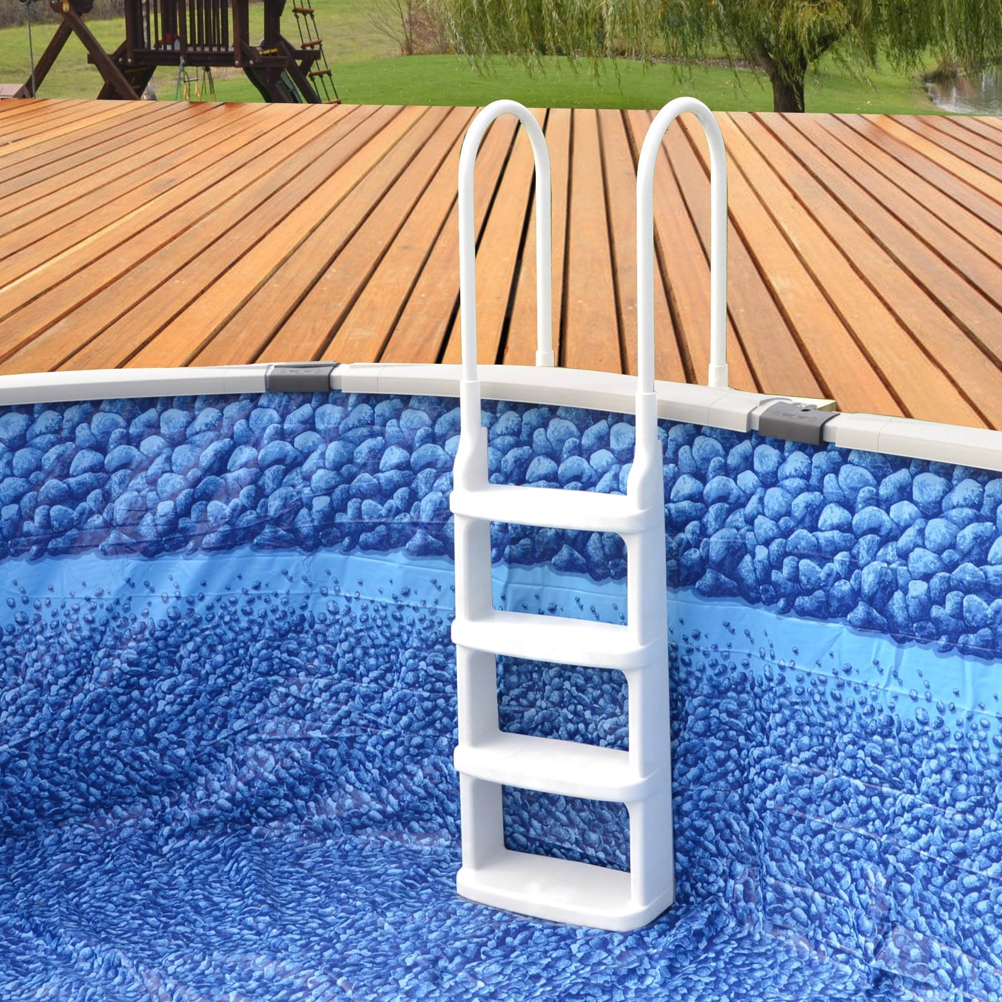 Main Access 200200 Easy Incline Above Ground In-Pool Swimming Ladder (6 Pack) - VMInnovations
