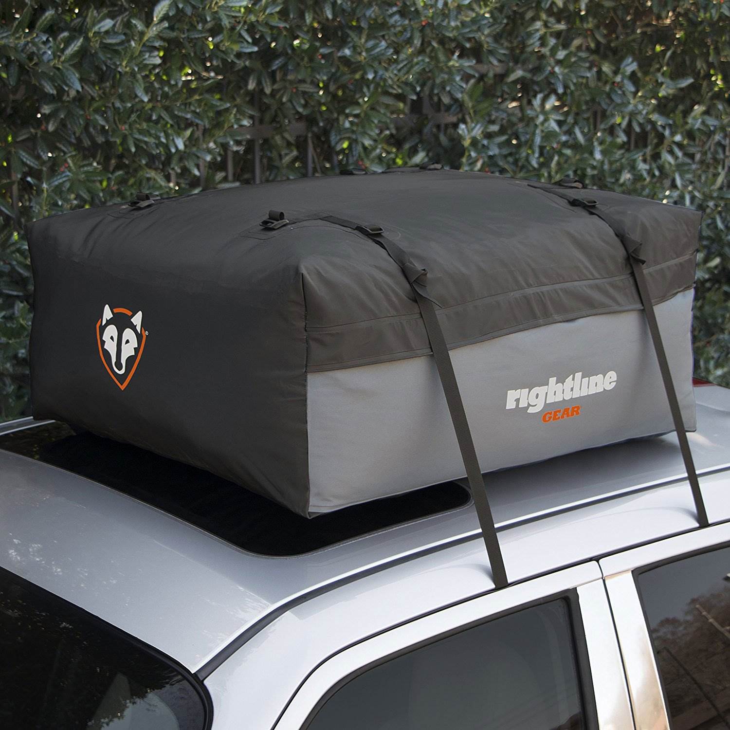 Rightline Sport 2 Waterproof 15 Cu Ft SUV Minivan Rooftop Cargo Carrier (4 Pack)