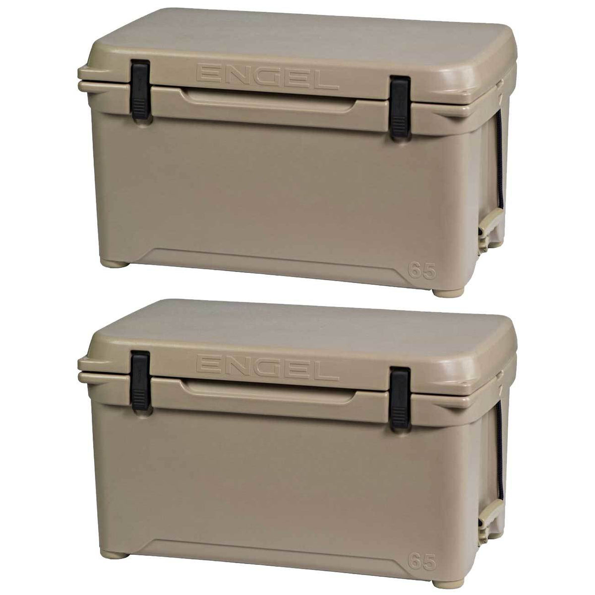 Engel 14.5 Gal 70 Can 65 High Performance Seamless Roto Molded Cooler (2 Pack)