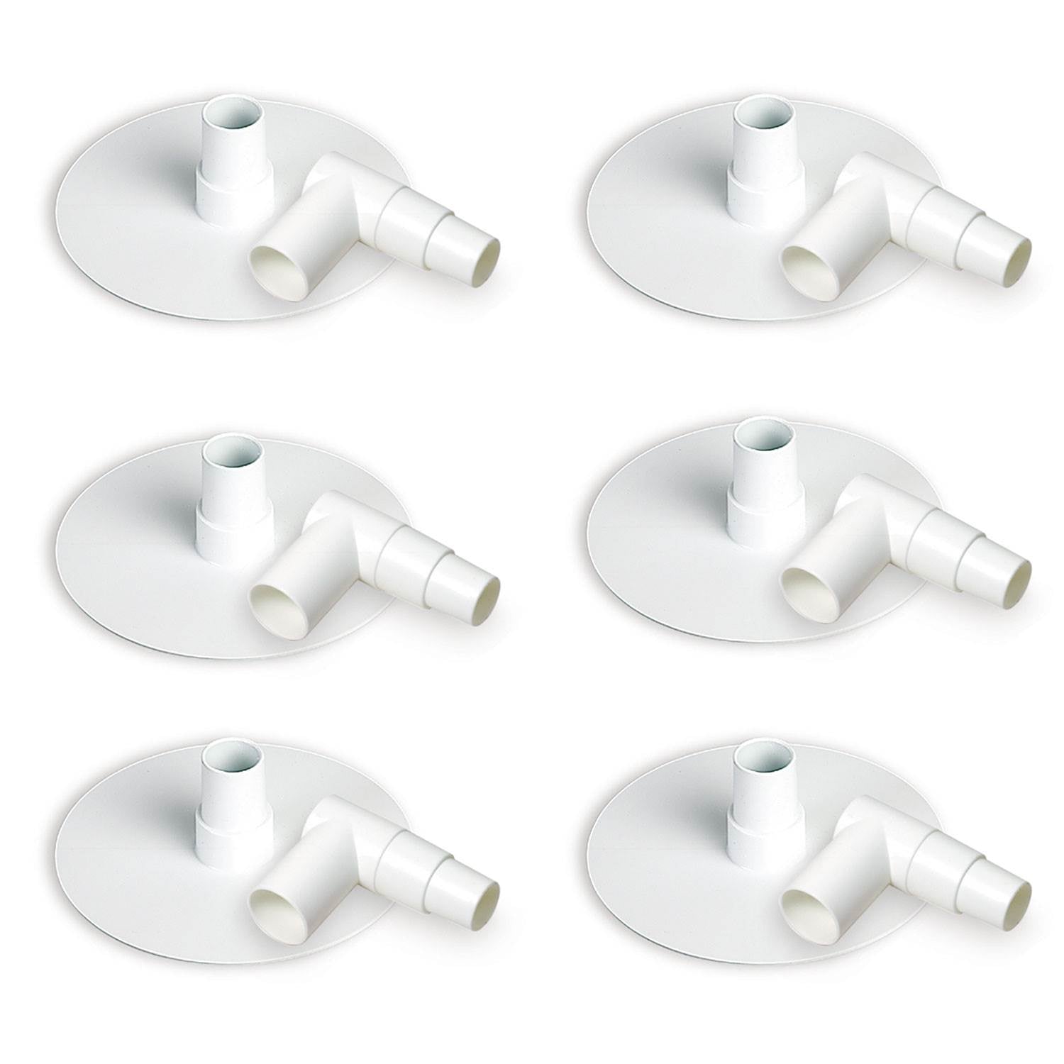 Hydrotools Above Ground Pool Olympic Replacement Skimmer Vac Adapter (6 Pack) - VMInnovations