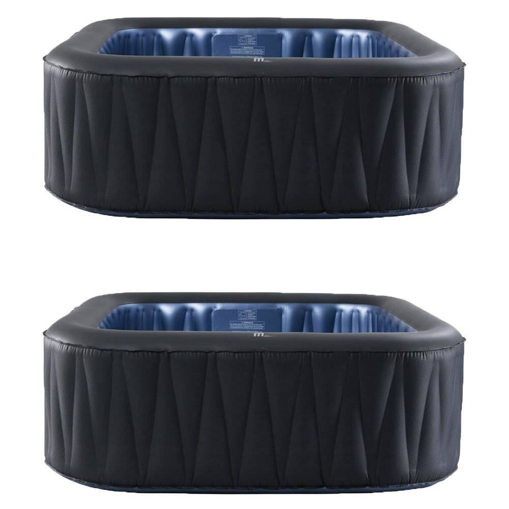 MSpa Tekapo Inflatable Hot Tub Jacuzzi Jet Bubble Massage Outdoor Spa (2 Pack)