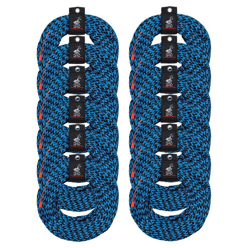 Airhead 3 Rider Tube Boating Towing Rope 60 Feet Long | AHTR-30 (12 Pack)
