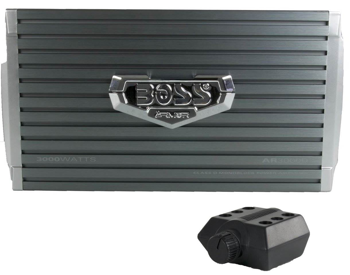 Boss Audio Armor 3000W MONOBLOCK D Car Amplifier Power Amp & Remote (6 Pack)