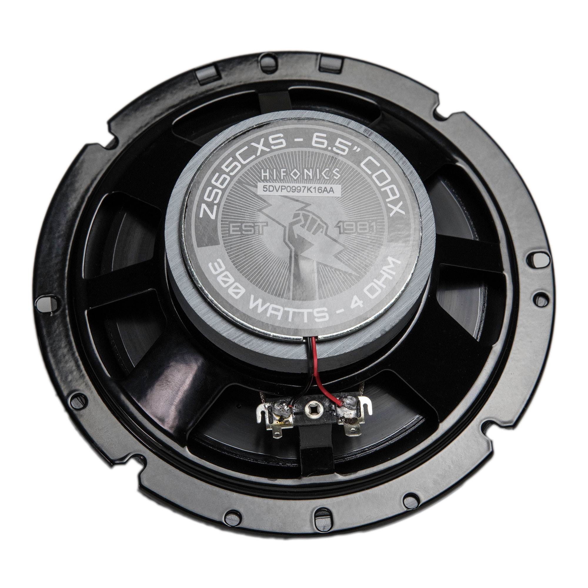 Hifonics Zeus 6.5 Inch 3 Way 300W Shallow Mount Coaxial Speakers (12 Pack)