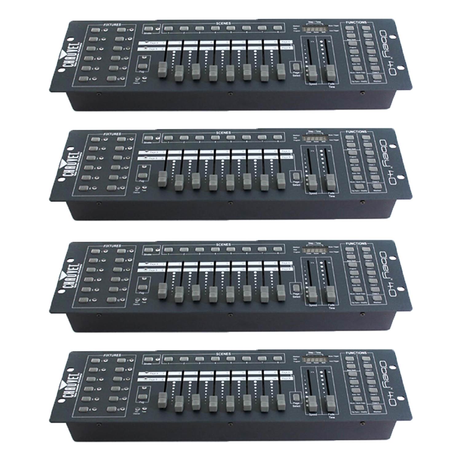 Chauvet Obey40 Obey 40 16 Channel Universal DJ LED Light Controller (4 Pack)