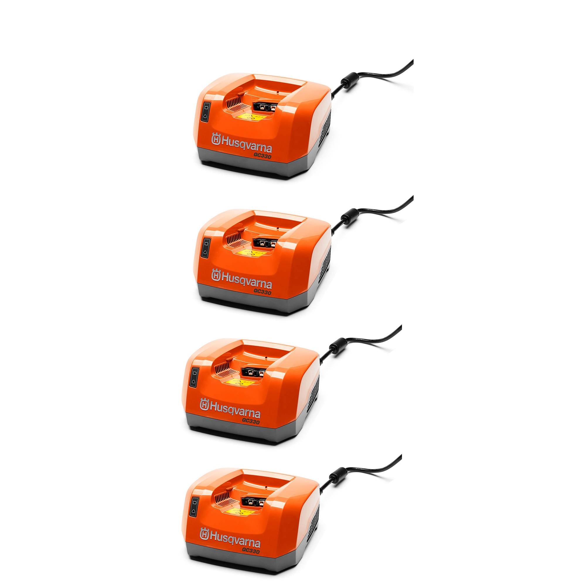 Husqvarna High Performance Lithium-Ion Battery Charger for 2.1 & 4.2 Ah (4 Pack)