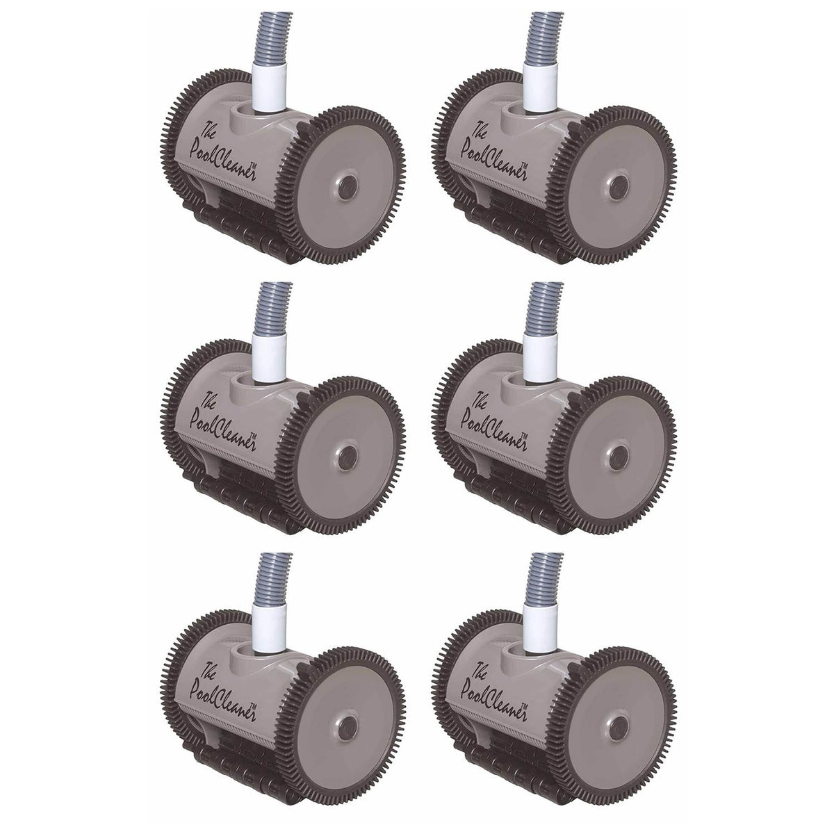 Hayward Poolvergnuegen Auto 2-Wheel Suction Pool Cleaner, Gray (6 Pack)