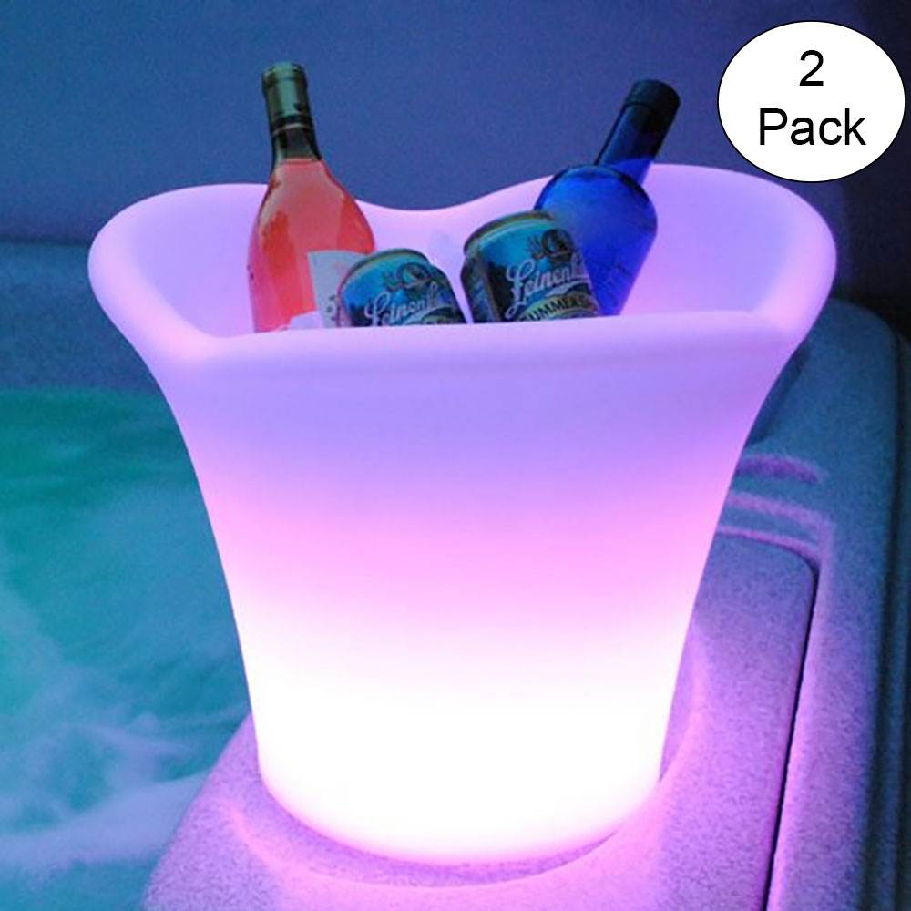 Main Access Napa Pool/Spa Waterproof Color Changing LED Ice Bucket (2 Pack) - VMInnovations
