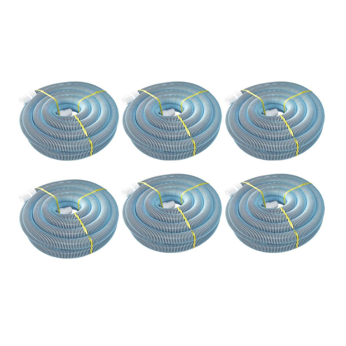 Kokido 1.5" Dia. Heavy Duty Sprial Swimming Pool Vac Vacuum 50 Ft. Hose (6 Pack)