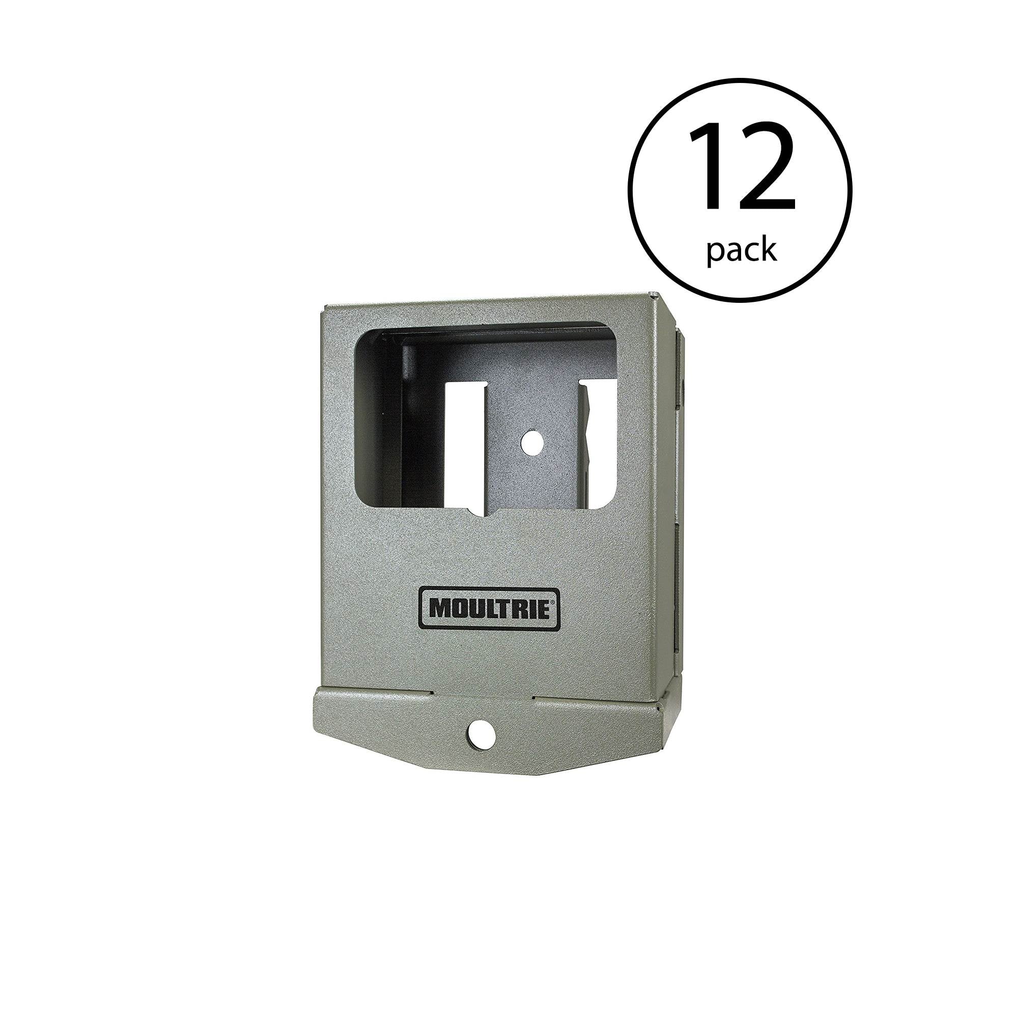 Moultrie S Series 2017 Model Game Hunting Trail Camera Security Box (12 Pack)