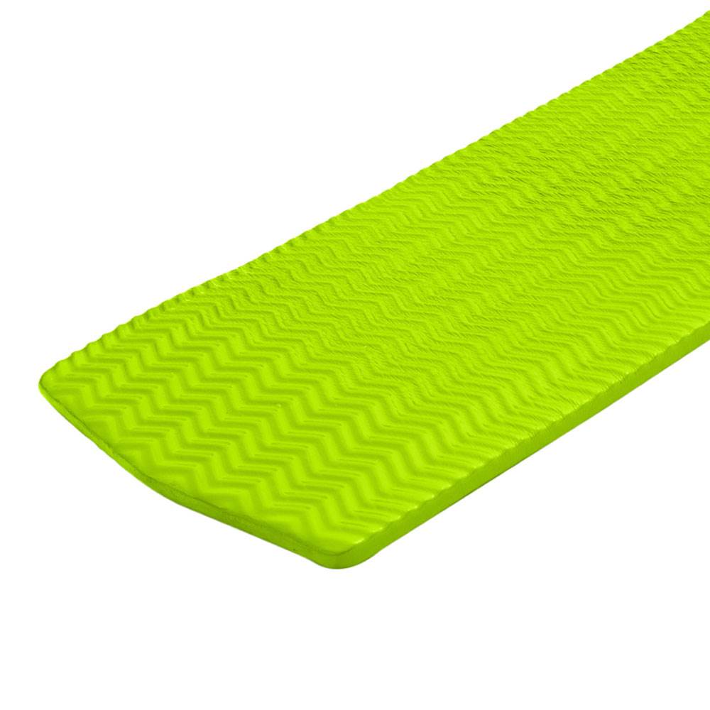 TRC Recreation Serenity 70" Foam Mat Raft Pool Float, Lime Green (6 Pack)